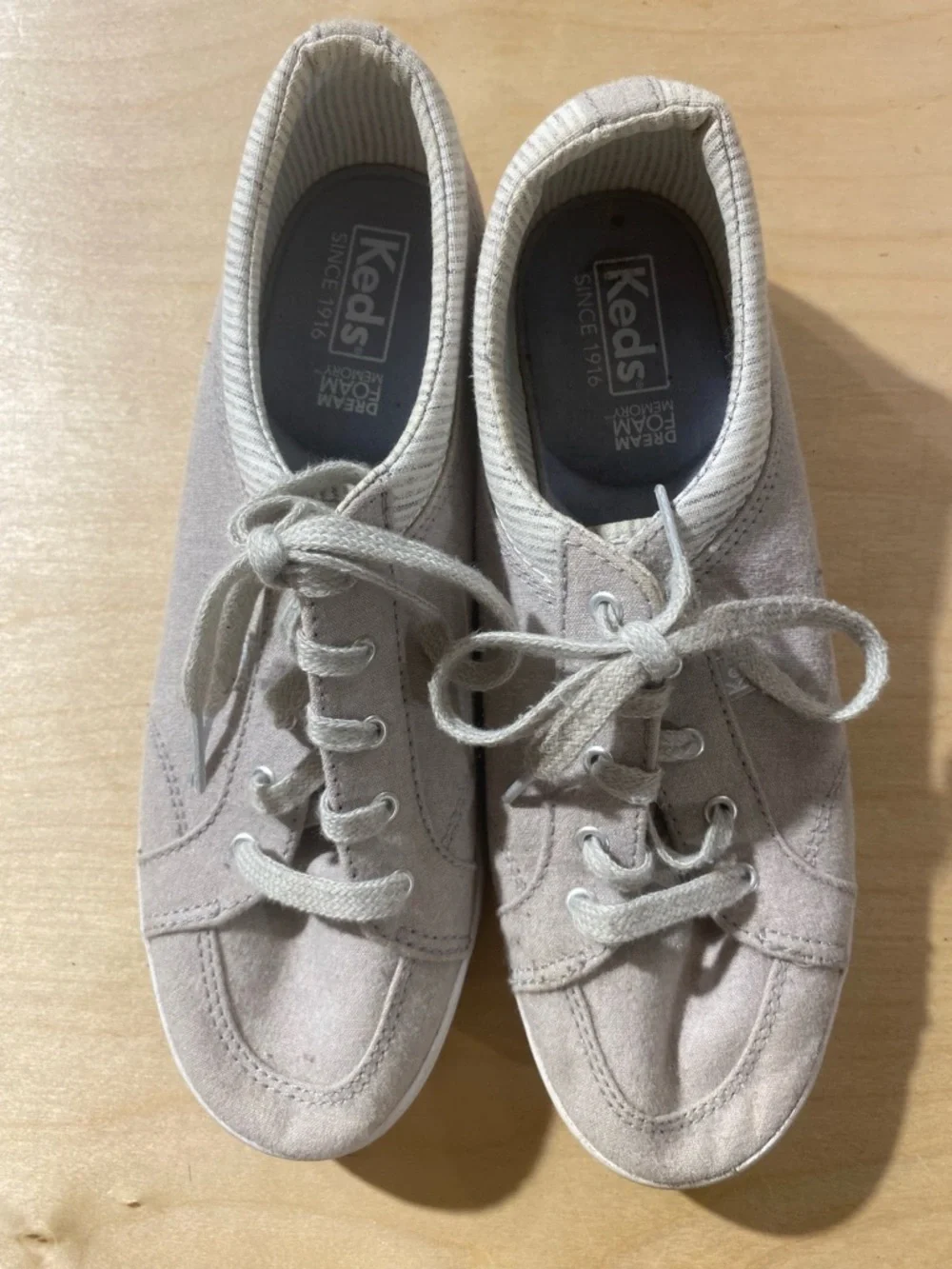 Keds Women’s Sneakers in Light Gray 7.5 (QX)